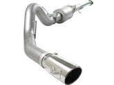 aFe Atlas Exhaust 4in Aluminized Cat-Back w/ 304 SS Polished Tip 11-14 Ford F-150 EcoBoost V6 3.5L Catback aFe